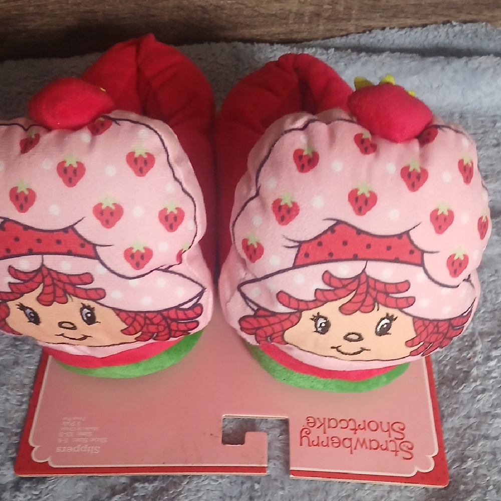 Strawberry Shortcake Plush Slippers